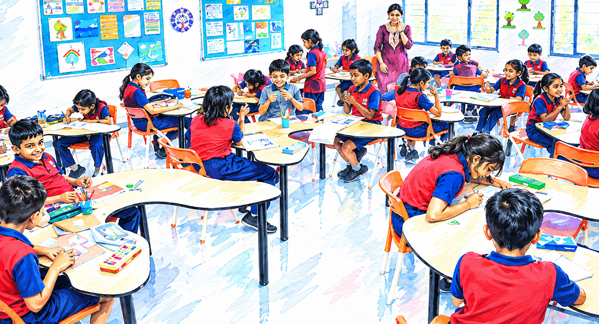 A Colourful Day of Classroom Creativity