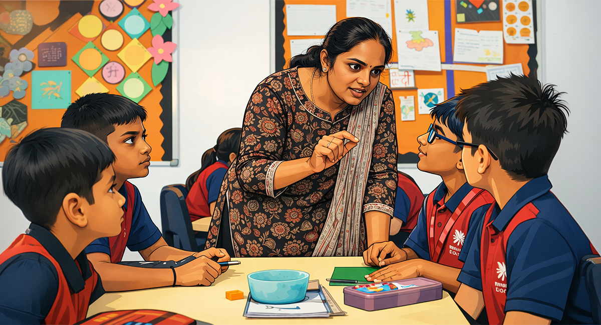Students at Vidyashilp School Sarjapur