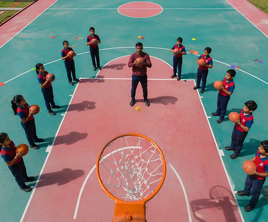 Sports facilities at Vidyashilp School Sarjapur