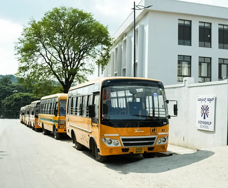 GPS-enabled school transport at Vidyashilp School